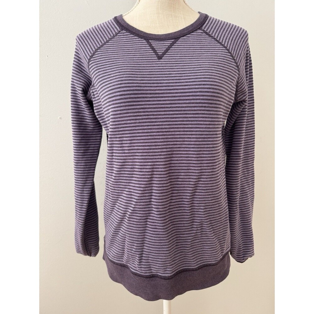 Lululemon‎ Open Your Heart Lightweight Reversible Sweatshirt Purple Sz Large